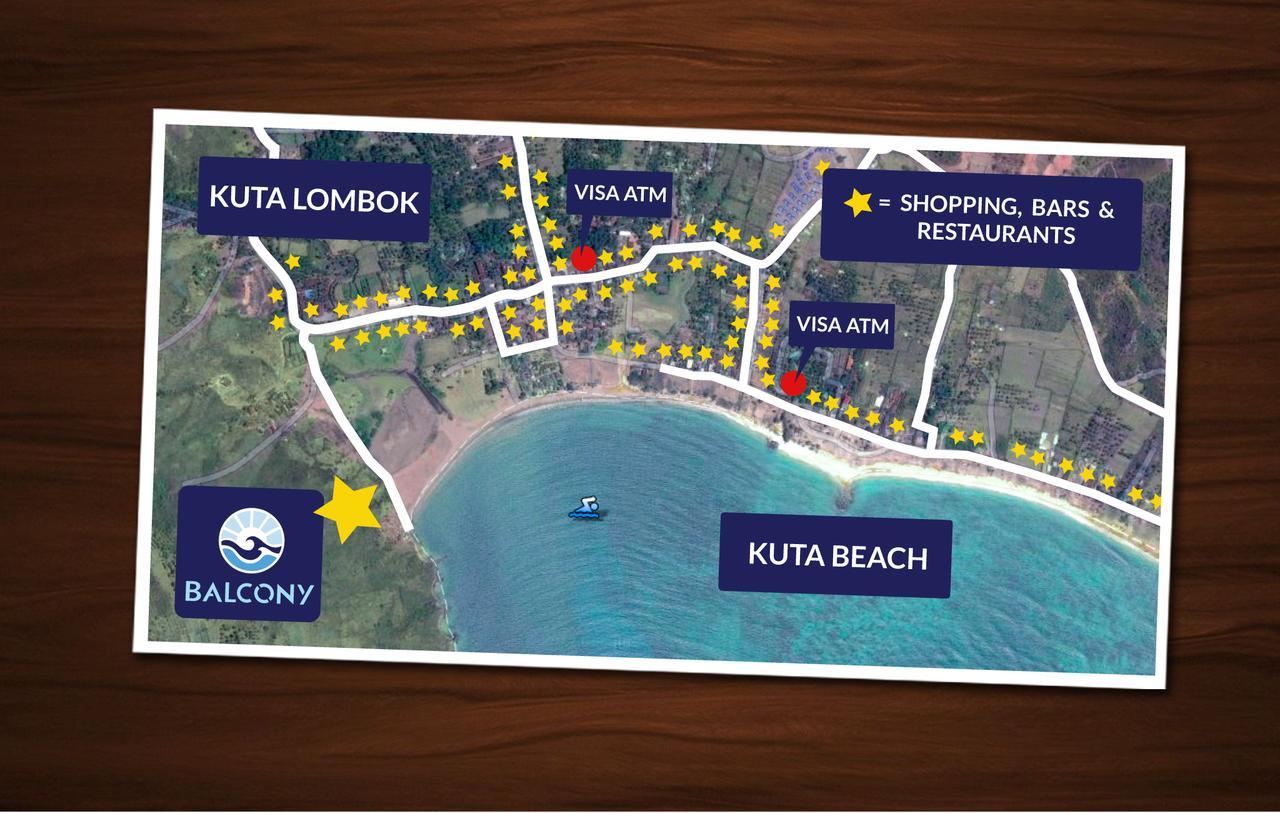 Balcony Ocean View Villas Kuta  Exterior photo